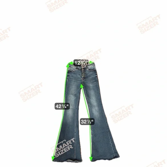 Bridge by Gly High Rise Super Flare Jeans – Size 26 - Picture 6 of 6